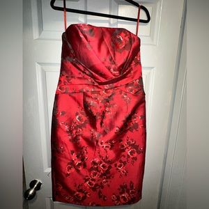 Floral print cocktail dress